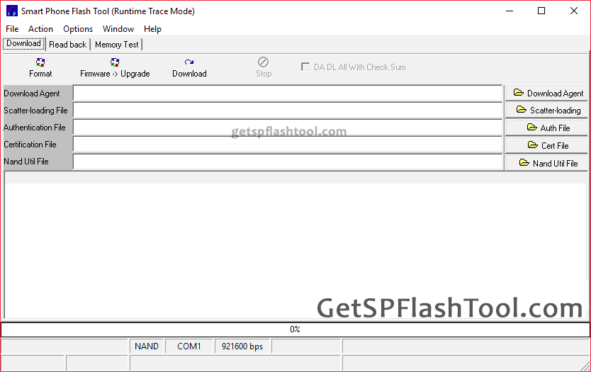 SP Flash Tool v3.1332
