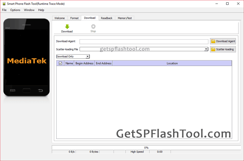 SP Flash Tool v5.1420